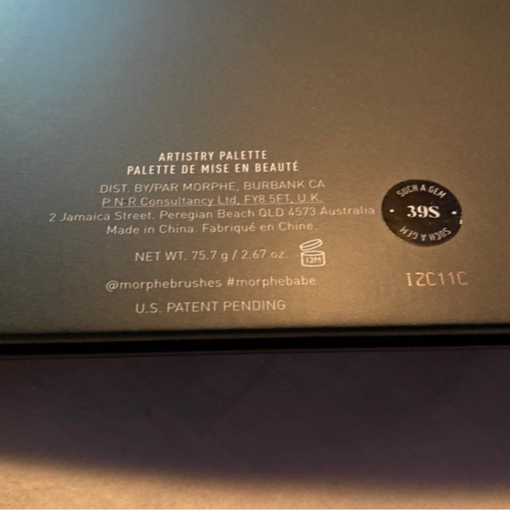 Morphe ~ ‘39S SUCH A GEM’ Eyeshadow Artistry Palette ~ FS ~ RARE & HTF ~ NIB - Picture 8 of 12